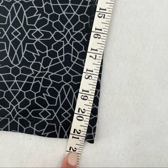 NIKE Women’s Dri-Fit Running Training Capri Pant Black/White Starglass sz: Small - Picture 10 of 10